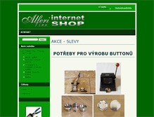 Tablet Screenshot of eshop.alferi.cz